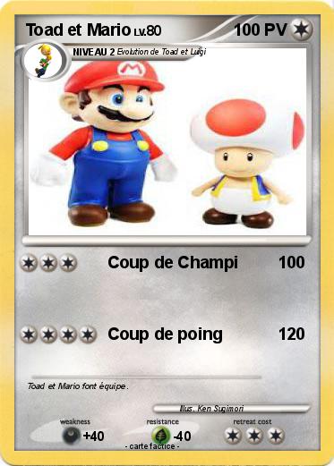 Pokemon Toad et Mario