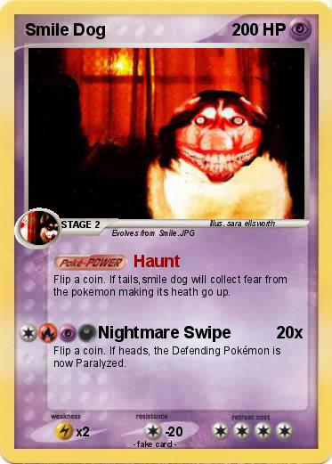 Pokemon Smile Dog