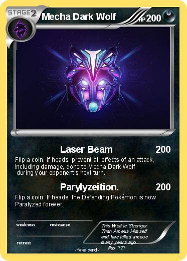 Pokemon Mecha Dark Wolf