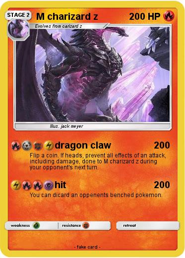 Pokemon M charizard z