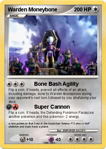 Pokemon Warden Moneybone