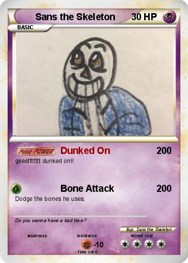 Pokemon Sans the Skeleton