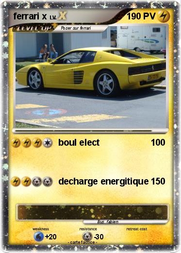 Pokemon ferrari x