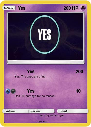 Pokemon Yes