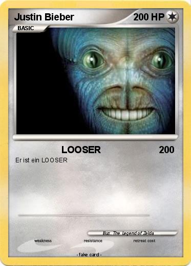 Pokemon Justin Bieber