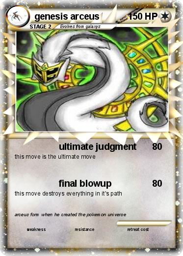 Pokemon genesis arceus