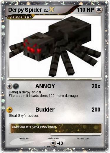 Pokemon Derpy Spider