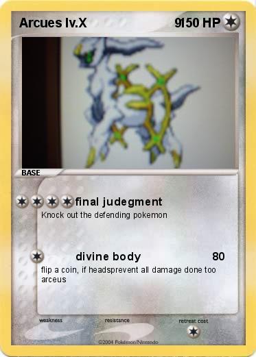 Pokemon Arcues lv.X                         9