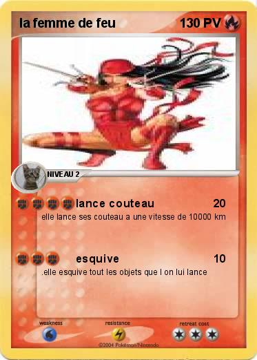 Pokemon la femme de feu