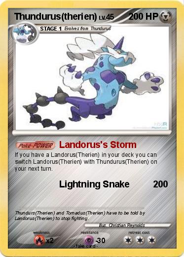 Pokemon Thundurus(therien)