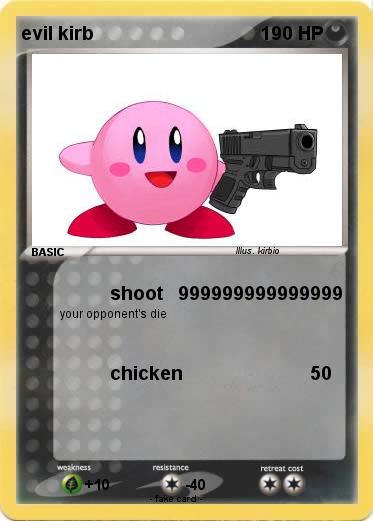 Pokemon evil kirb