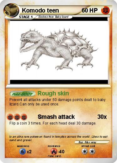 Pokemon Komodo teen