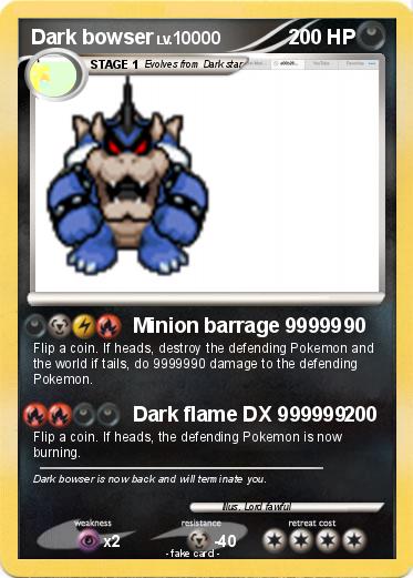 Pokemon Dark bowser