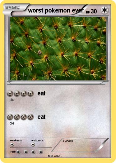Pokemon worst pokemon ever