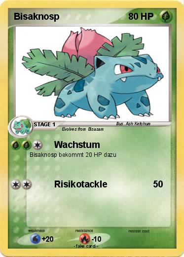 Pokemon Bisaknosp
