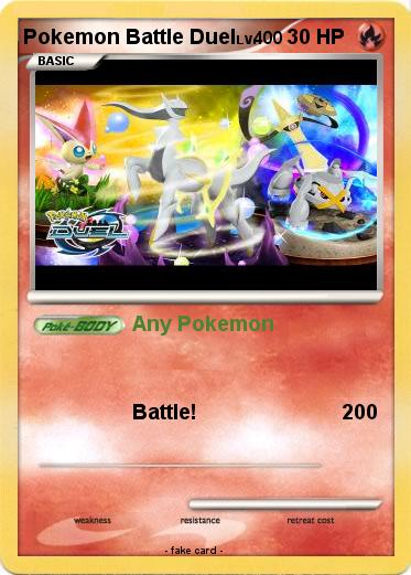 Pokemon Pokemon Battle Duel