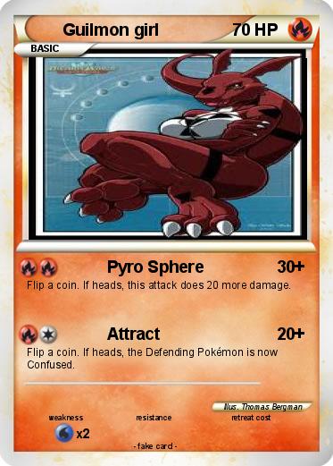Pokemon Guilmon girl