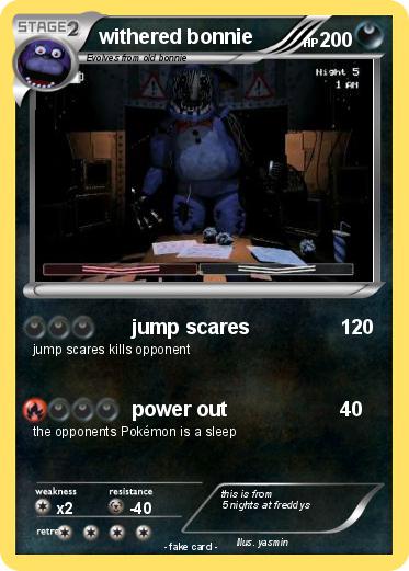 Pokemon withered bonnie