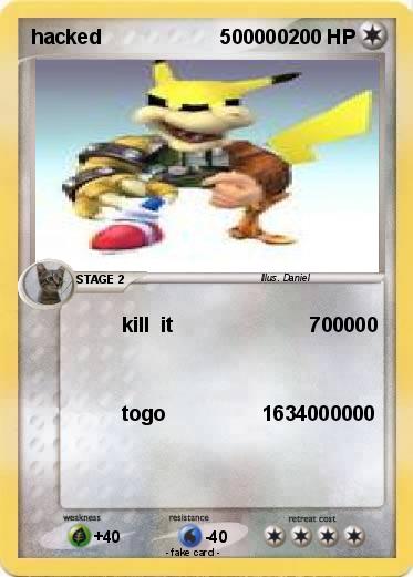 Pokemon hacked                     500000
