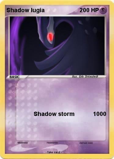 Pokemon Shadow lugia