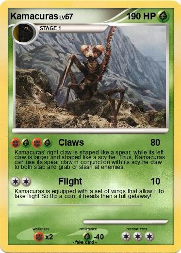 Pokemon Kamacuras