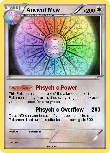 Pokemon Ancient Mew