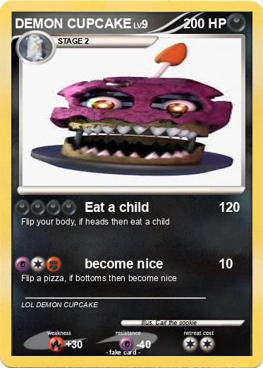 Pokemon DEMON CUPCAKE
