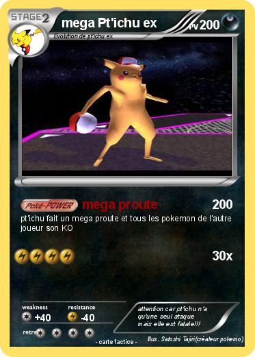 Pokemon mega Pt'ichu ex