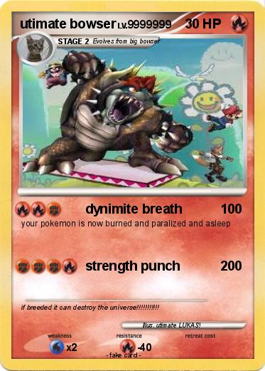Pokemon utimate bowser