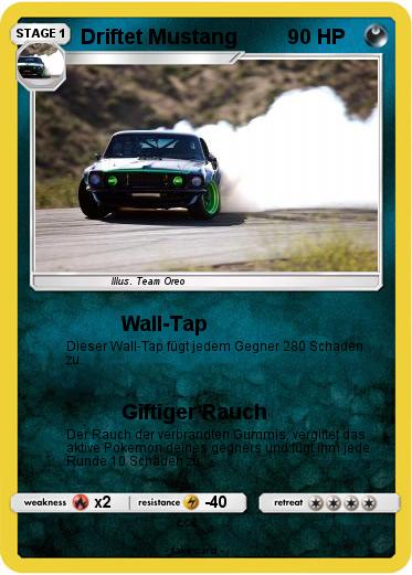 Pokemon Driftet Mustang