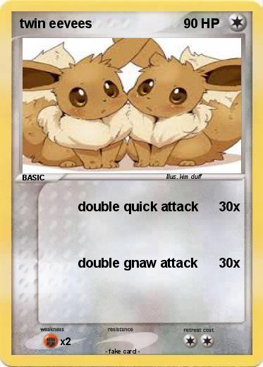 Pokemon twin eevees