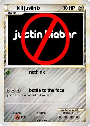 Pokemon kill justin b