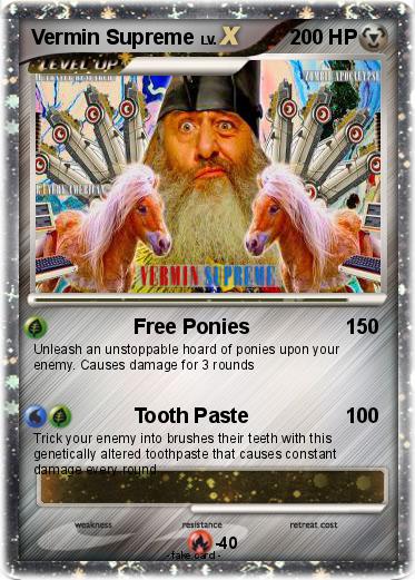 Pokemon Vermin Supreme