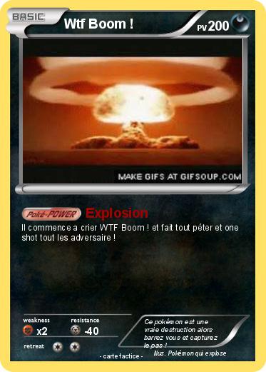 Pokemon Wtf Boom !
