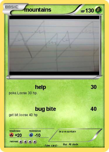 Pokemon mountains