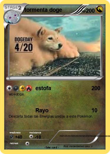 Pokemon tormenta doge