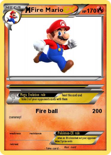 Pokemon Fire Mario