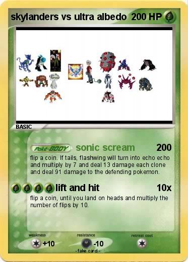 Pokemon skylanders vs ultra albedo