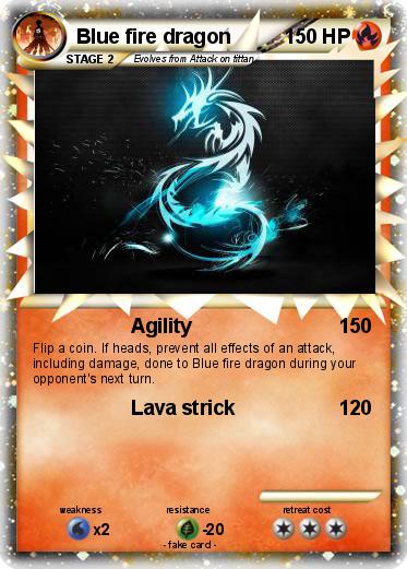 Pokemon Blue fire dragon