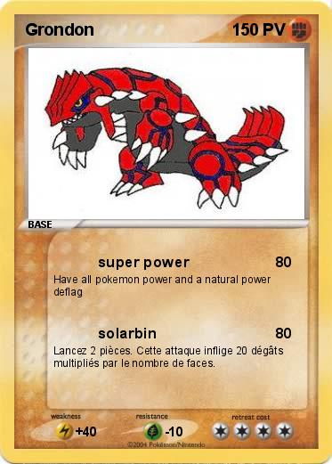 Pokemon Grondon