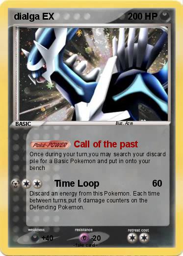 Pokemon dialga EX