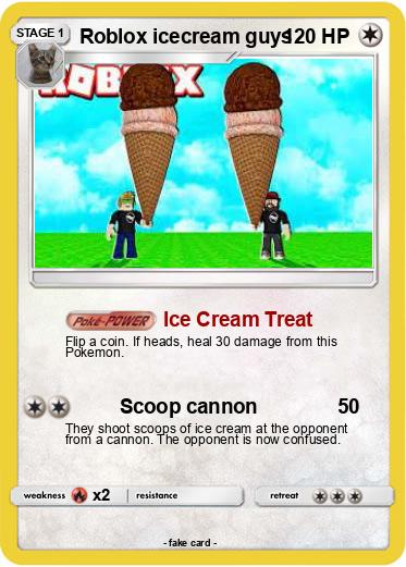 Pokemon Roblox icecream guys