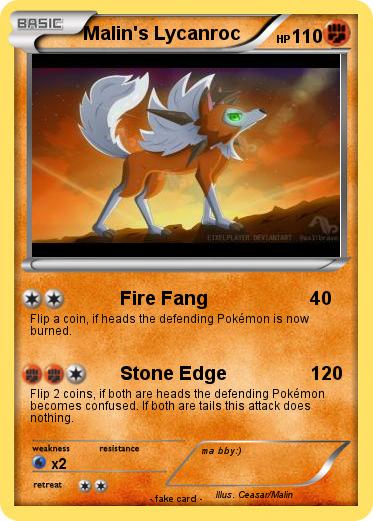 Pokemon Malin's Lycanroc