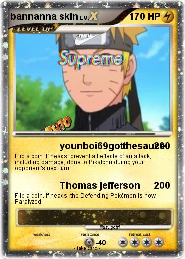 Pokemon bannanna skin