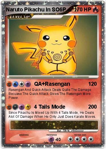 Pokemon Naruto Pikachu In SO6P