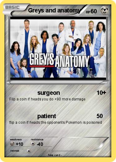 Pokemon Greys and anatomy