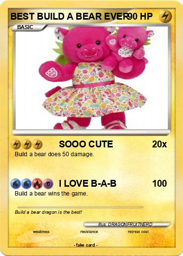 Pokemon BEST BUILD A BEAR EVER
