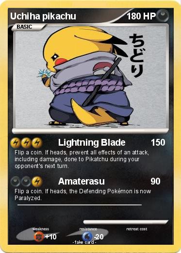 Pokemon Uchiha pikachu