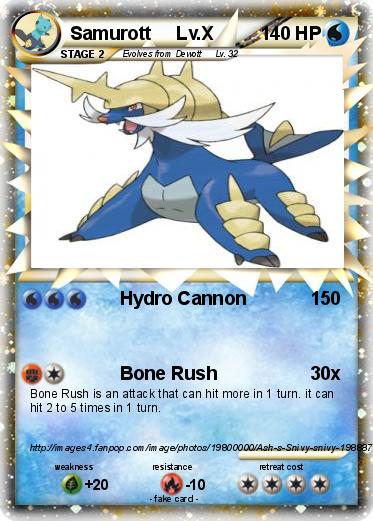 Pokemon Samurott     Lv.X