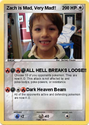 Pokemon Zach is Mad, Very Mad!!